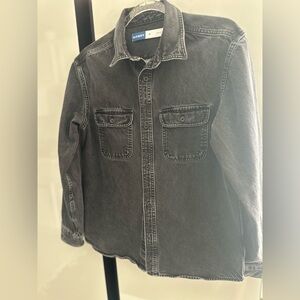 Old Navy Charcoal Button-Up Shirt